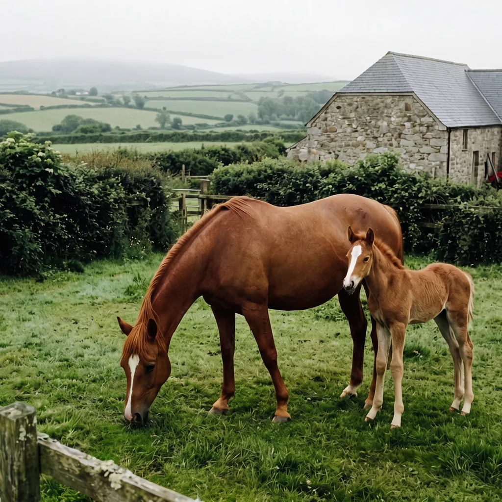 Élevage de chevaux au Trias Et Noguera Denibeau Cecile, Couzeix